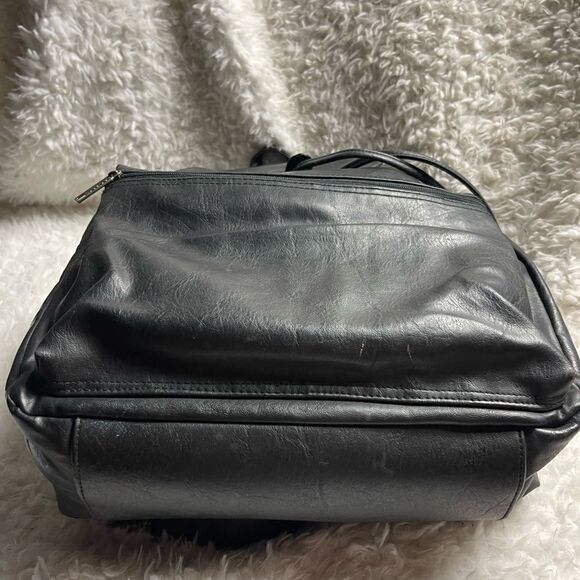 Tandem Cypress Woods Black stimulated leather backpack antique tone hardwares - Picture 8 of 16